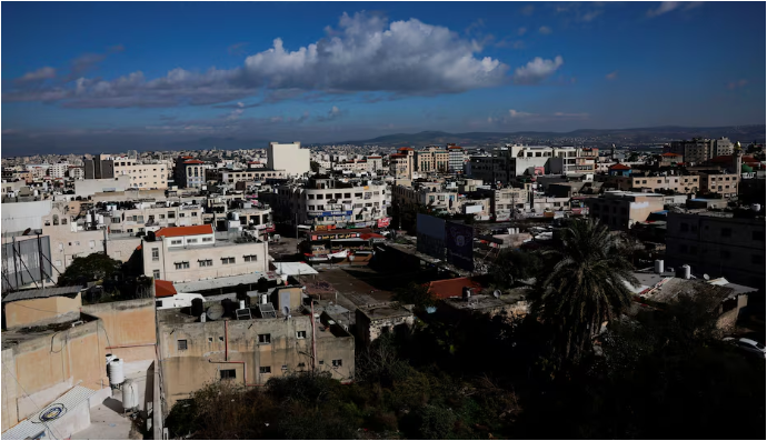 مشهد عام لمدينة جنين في الضفة الغربية الخاضعة للاحتلال الإسرائيلي