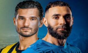 لاعبو الهلال والاتحاد في مواجهة سابقة ضمن كلاسيكو السعودية