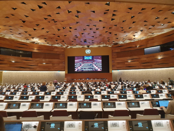 مؤتمر دولي في جنيف حول بلوشستان داخل قاعة أممية في أوروبا