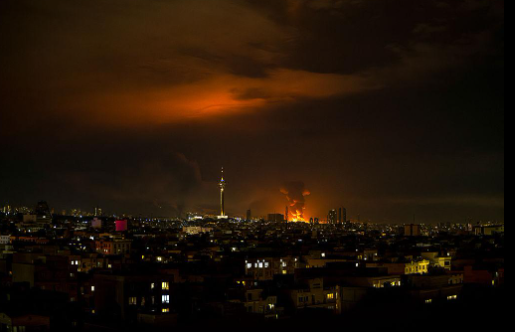 انفجارات تهز طهران خلال الحرب بين إيران وإسرائيل