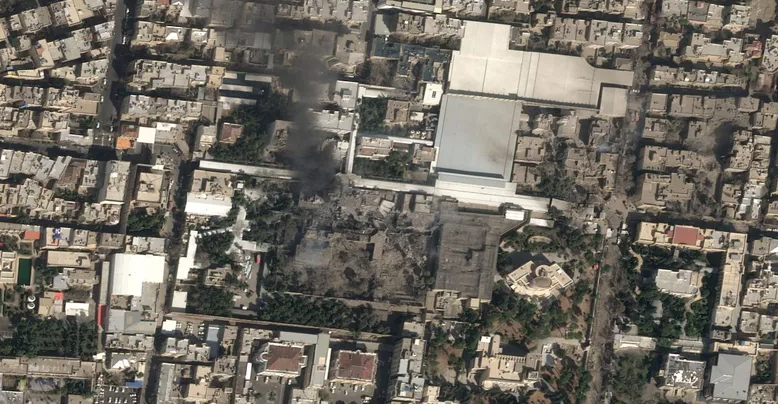 صورة أقمار صناعية تُظهر موقعًا متضررًا في طهران بعد ضربات عسكرية وسط تصاعد المواجهة