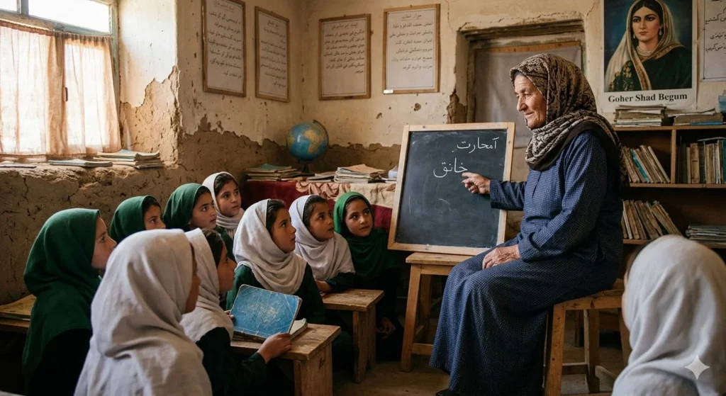 تقول النساء غير البشتون إن طالبان علّقت عمل المعلمات ذوات الخبرة من جهة، ومن جهة أخرى عيّنت أقارب مسؤوليها في المناصب التدريسية