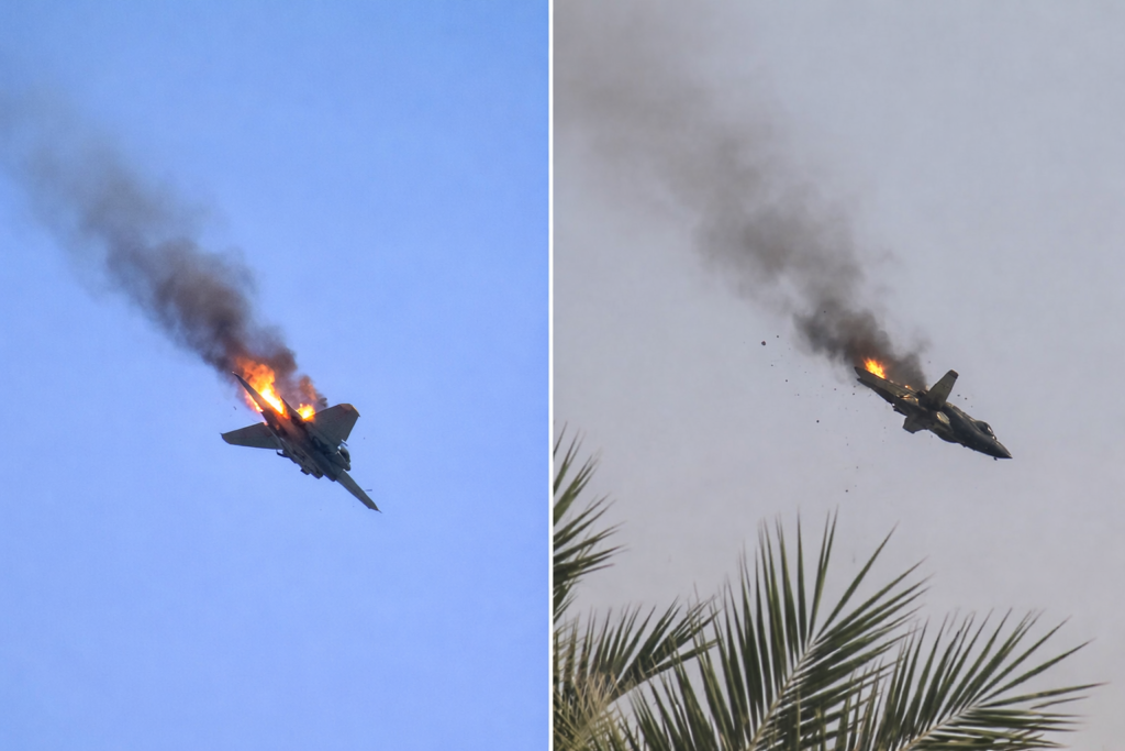 صور متداولة عبر مواقع التواصل الاجتماعي تظهر إسقاط مقاتلتين أمريكيتين فوق إيران والخليج