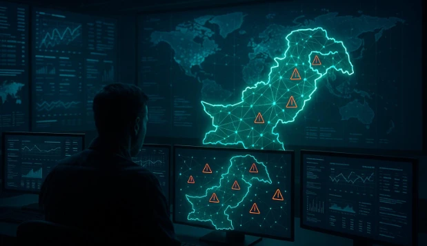 شبكة المرصاد والتضليل الرقمي ضد باكستان