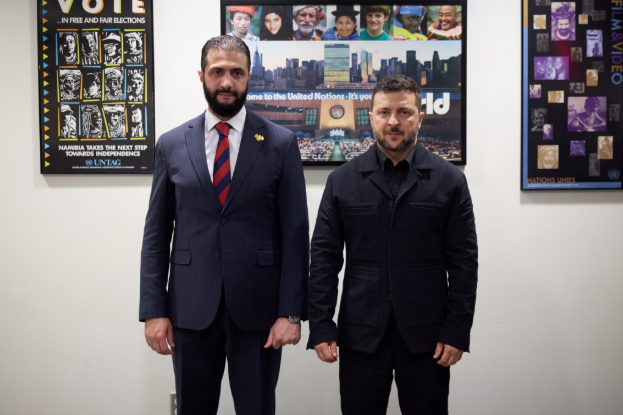 زيارة زيلينسكي إلى سوريا ولقاؤه مسؤولًا سوريًا في دمشق