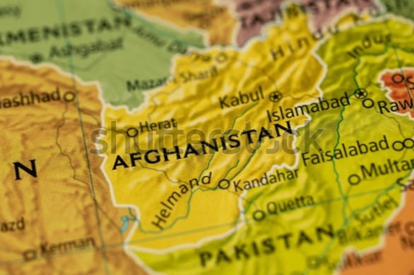 خريطة أفغانستان وباكستان توضح المناطق الحدودية والعاصمة كابول وإسلام آباد