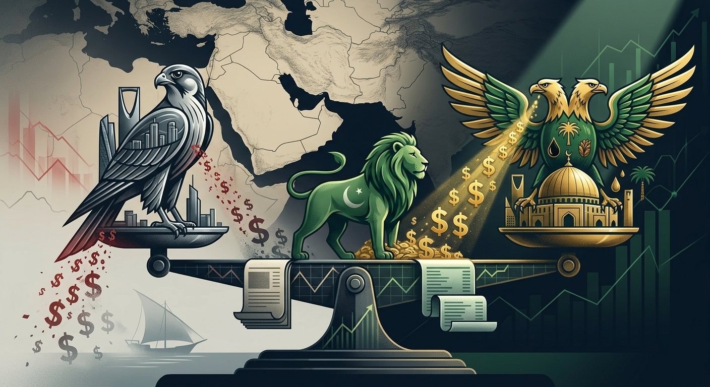 تحليل مالي وسياسي يسلط الضوء على سحب الإمارات لودائعها من باكستان وتعويضها بدعم سعودي كأداة للتعبير عن المواقف الدبلوماسية تجاه الحرب الإسرائيلية الأمريكية على إيران