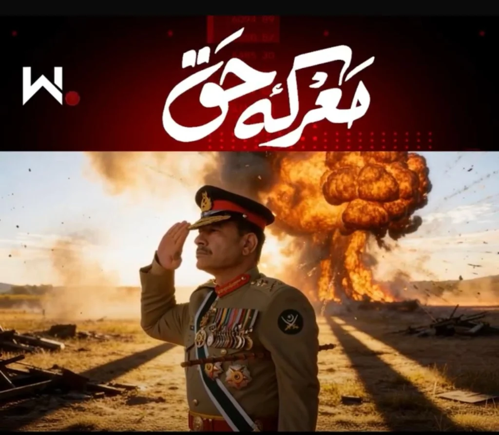 معرکة حق وتكريم شهداء الجيش الباكستاني في مشهد رمزي