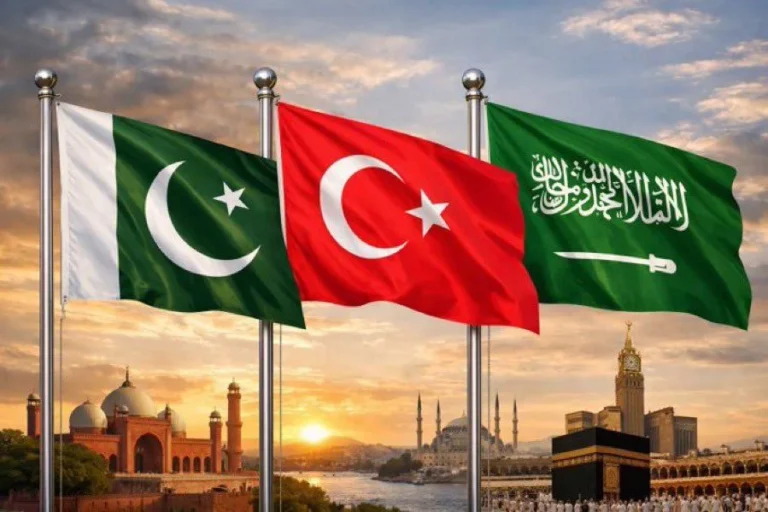 أعلام السعودية وباكستان وتركيا ضمن تحالف دفاعي إقليمي