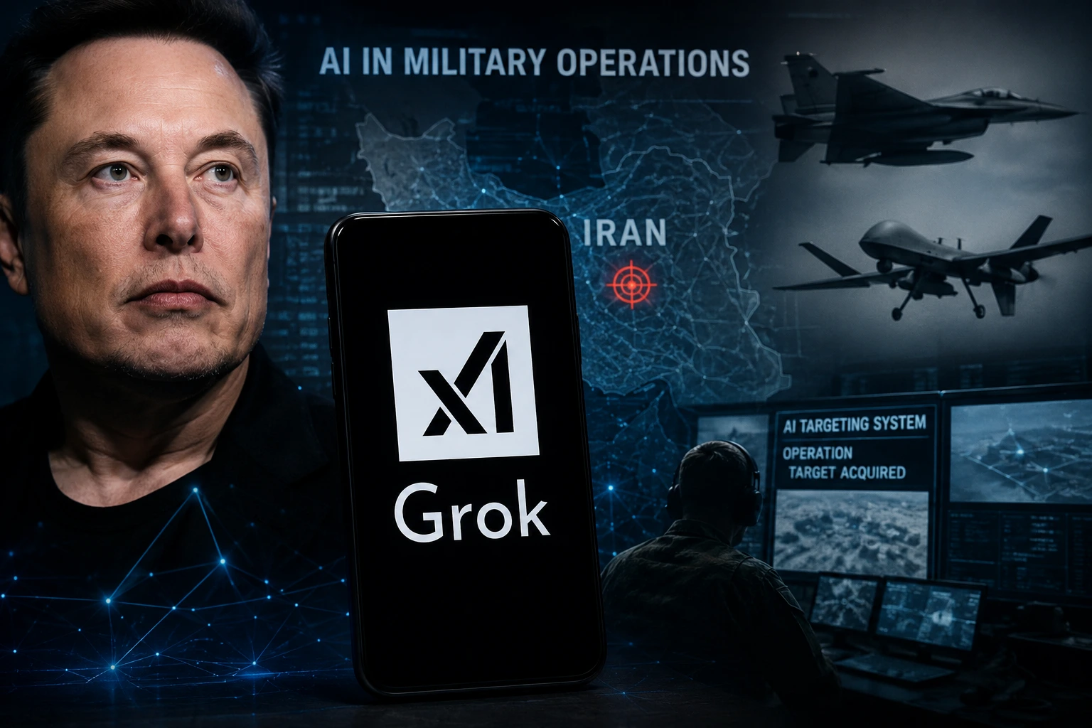 الذكاء الاصطناعي Grok AI واستخداماته العسكرية في الحرب الإسرائيلية الأمريكية على إيران