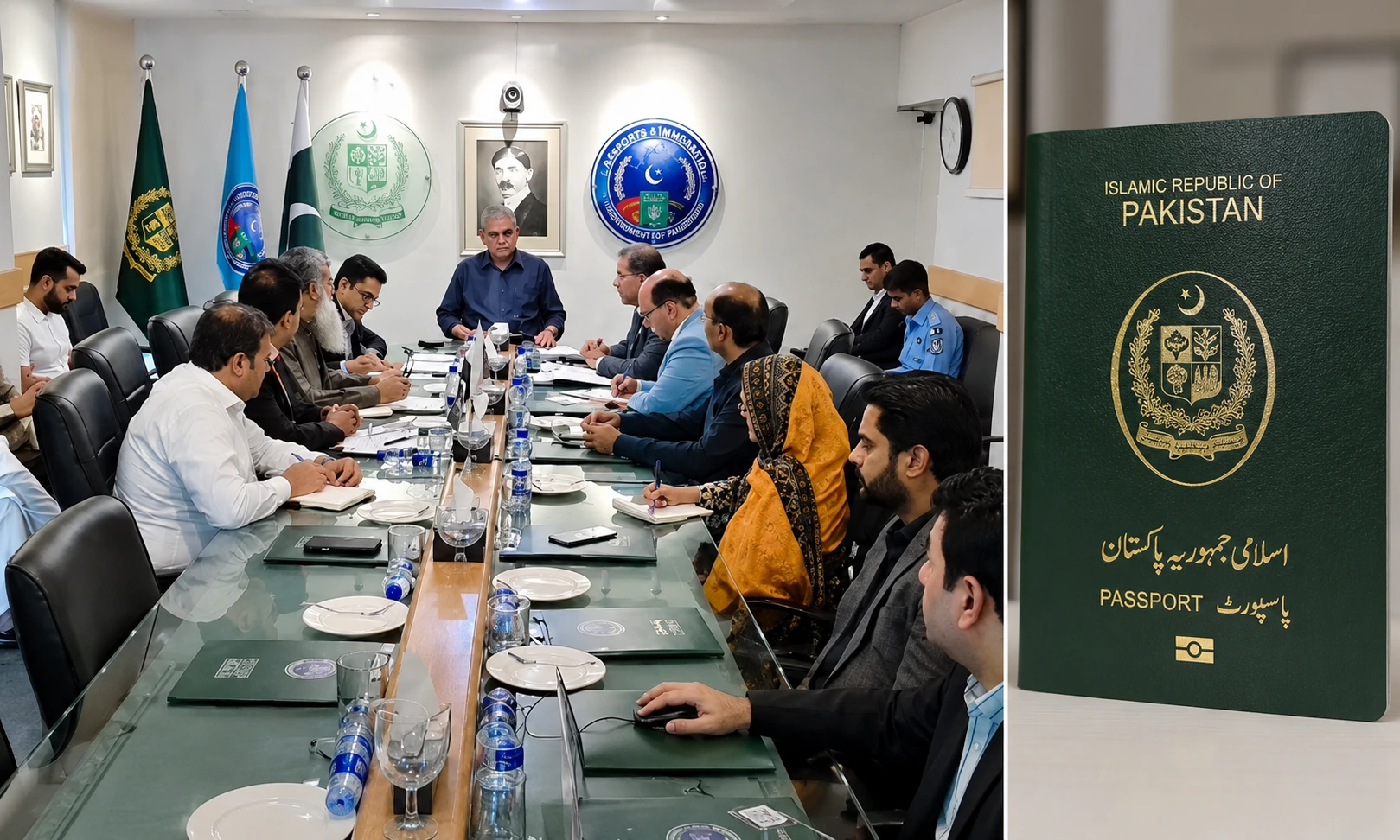 اجتماع تطوير نظام الجوازات الإلكترونية في باكستان Pakistan E Passport Meeting