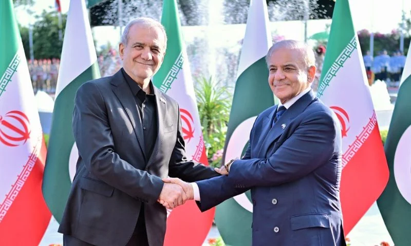 لقاء رسمي بين قيادتي إيران وباكستان لتعزيز التعاون الثنائي Iran Pakistan Diplomatic Meeting