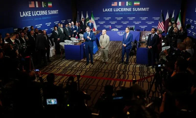 قمة بحيرة لوسيرن للمحادثات الأمريكية الإيرانية Lake Lucerne Summit US Iran Talks