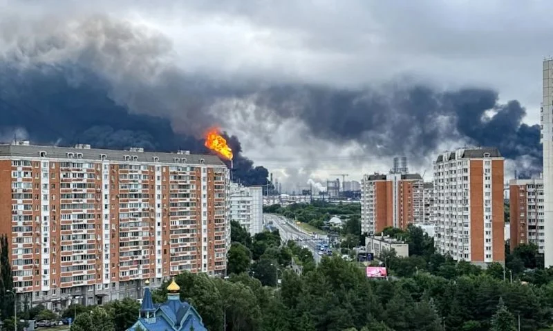 هجوم أوكراني على موسكو Ukraine Drone Attack Moscow