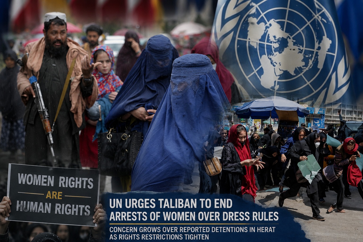 نساء في أفغانستان وسط Taliban Women Restrictions في هرات