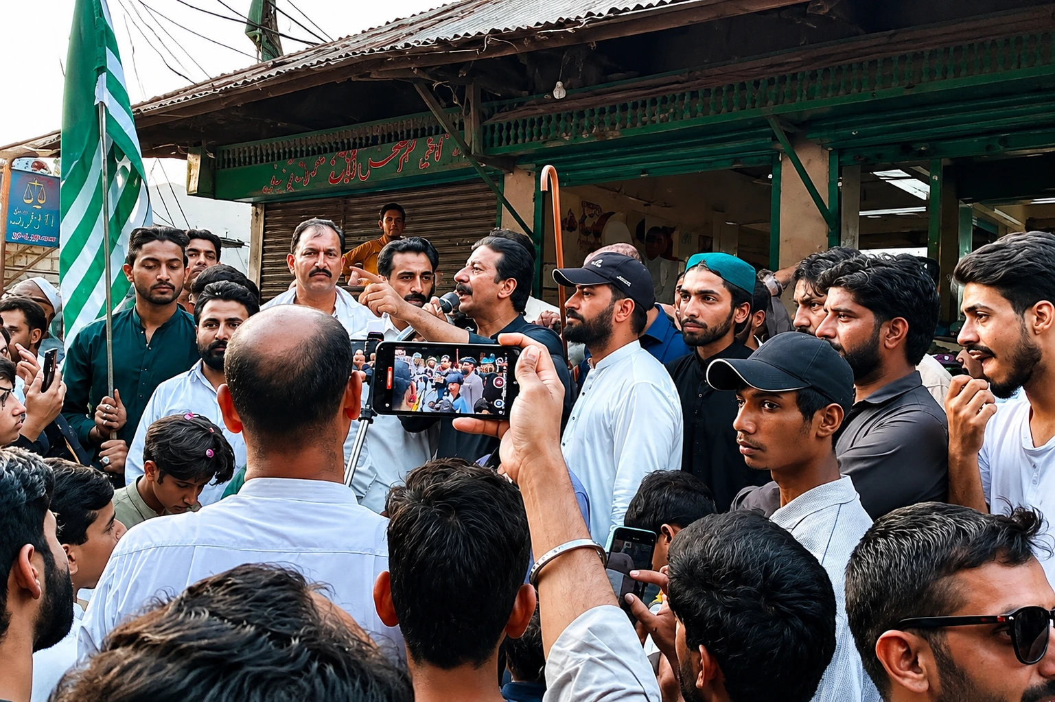 تجمع لأنصار لجنة العمل الشعبي المشتركة في آزاد كشمير JAAC Supporters AJK