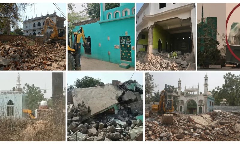 هدم مواقع دينية للمسلمين في الهند - Demolition of Muslim religious sites in India
