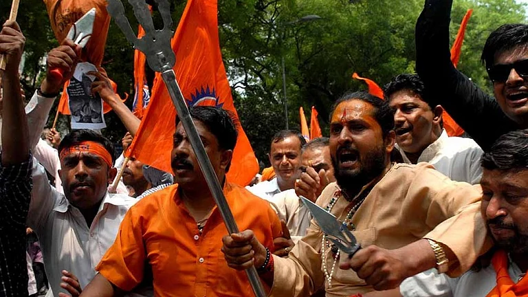 أنصار الهندوتفا في الهند Hindutva Supporters India Nationalism