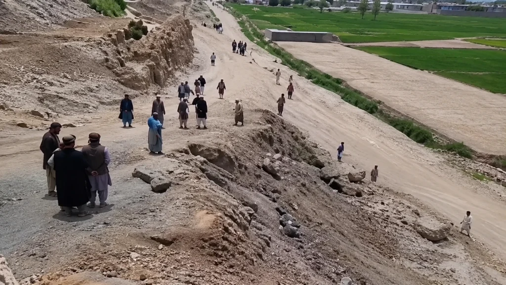 موقع النزاع على الأراضي في ولاية تخار | Land Dispute Site in Takhar Province