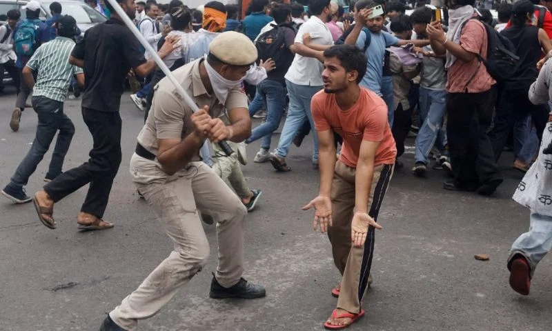 احتجاجات الطلاب في نيودلهي Student Protests New Delhi India