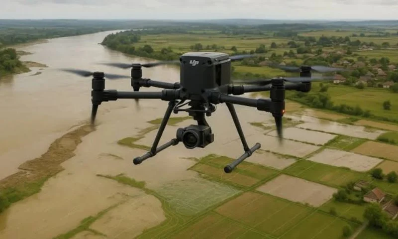 نظام الطائرات المسيرة لمراقبة الفيضانات في البنجاب Pakistan Drone Flood Monitoring