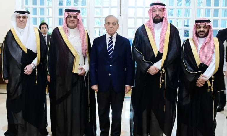رئيس الوزراء شهباز شريف يبحث مع وفد سعودي فرص الاستثمار في باكستان