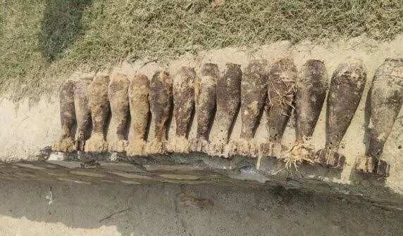 شرطة باجور تضبط 14 قذيفة هاون في جهانغير آباد
