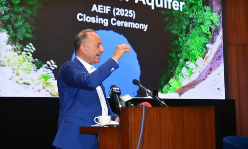 وزير المناخ يدعو لتوسيع مشاريع تغذية المياه الجوفية في إسلام آباد