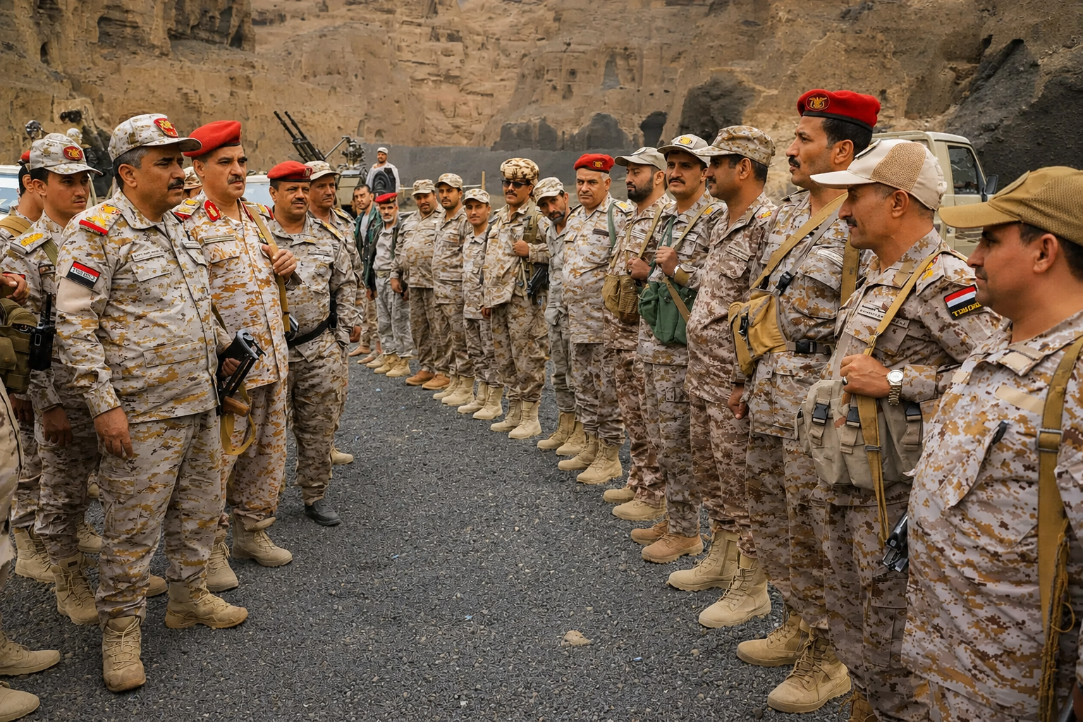 القوات اليمنية تتصدى لـ14 صاروخاً باليستياً ومسيّرات حوثية