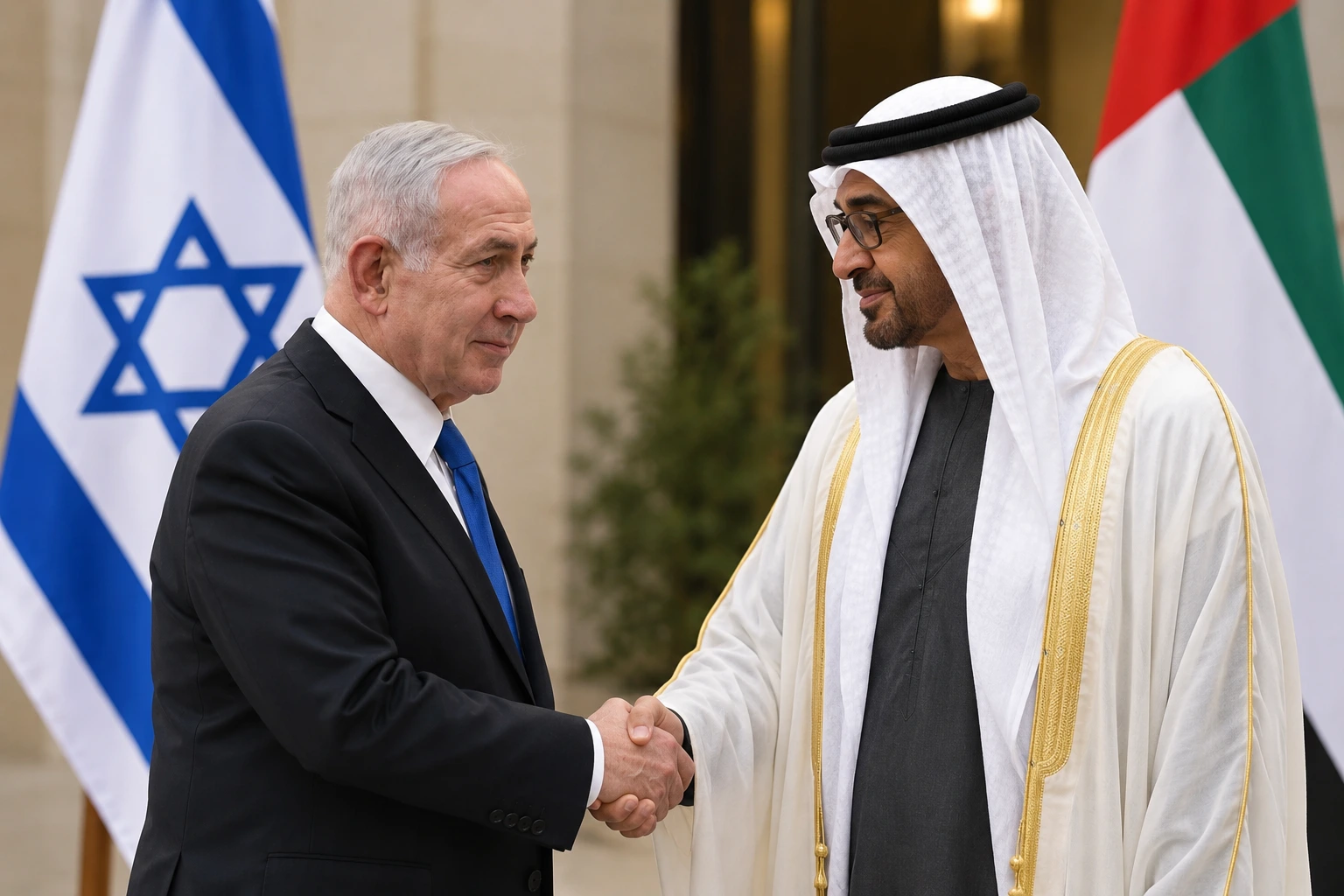 نتنياهو ومحمد بن زايد وسط خلاف بشأن تحذير قبل هجوم 7 أكتوبر - Netanyahu and Mohammed bin Zayed amid dispute over October 7 warning